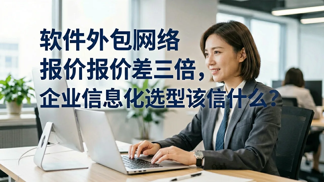 软件外包报价差三倍，企业信息化选型该信什么
